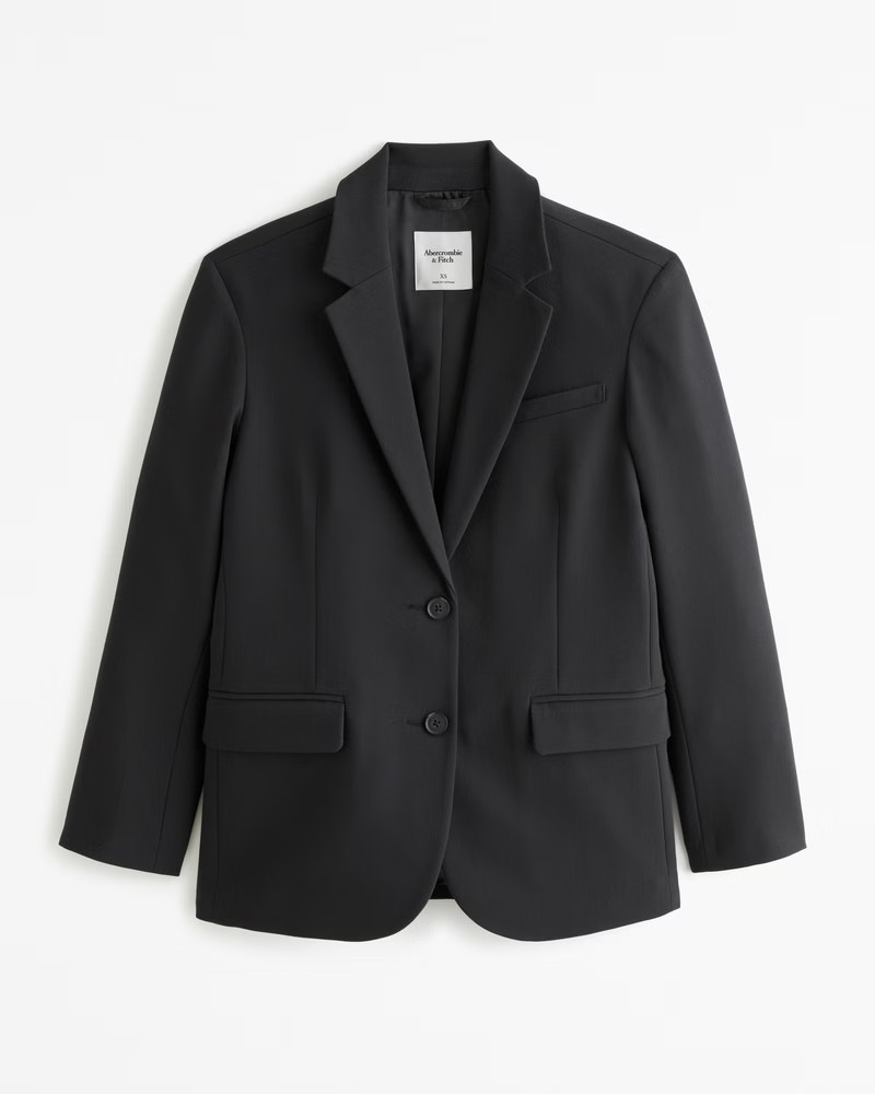 Relaxed Suiting Blazer | Abercrombie & Fitch (US)