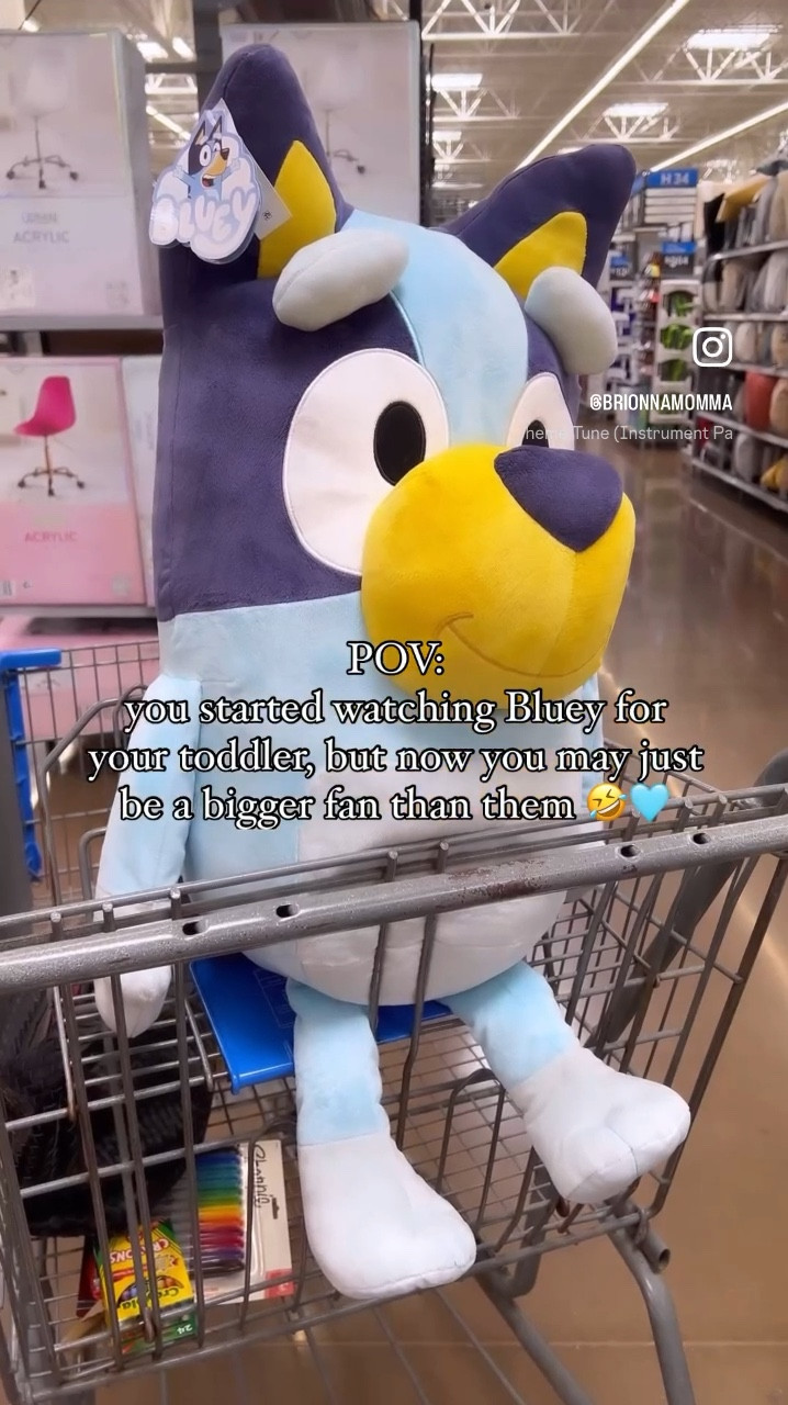 Huge bluey plush at Walmart! 🩵🫧🐾

#LTKFindsUnder40/ toddler / baby / boys / girls / toys / play / back to school / sale / summer seasonal 

#LTKBaby #LTKKids