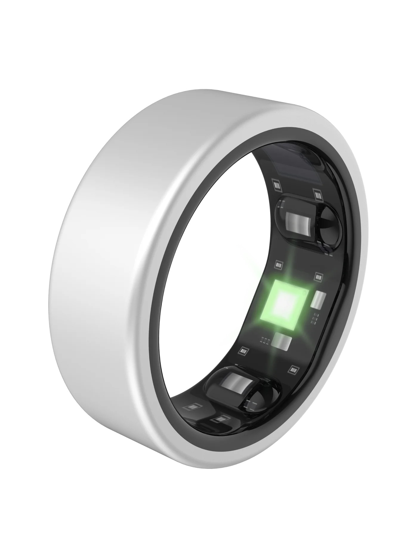 QALO QRNT Smart Ring, Size 09, Sleep/Heart Rate/Movement Tracker, Matte Silver, Unisex | Walmart (US)