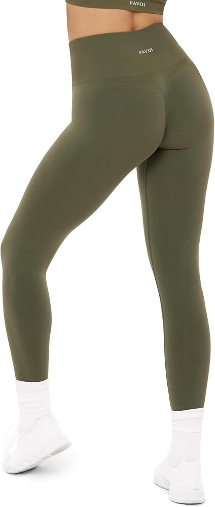 Seamless Scrunch Butt Leggings | High Waisted Compression Sculpting Women Full Length Workout Pan... | Amazon (US)