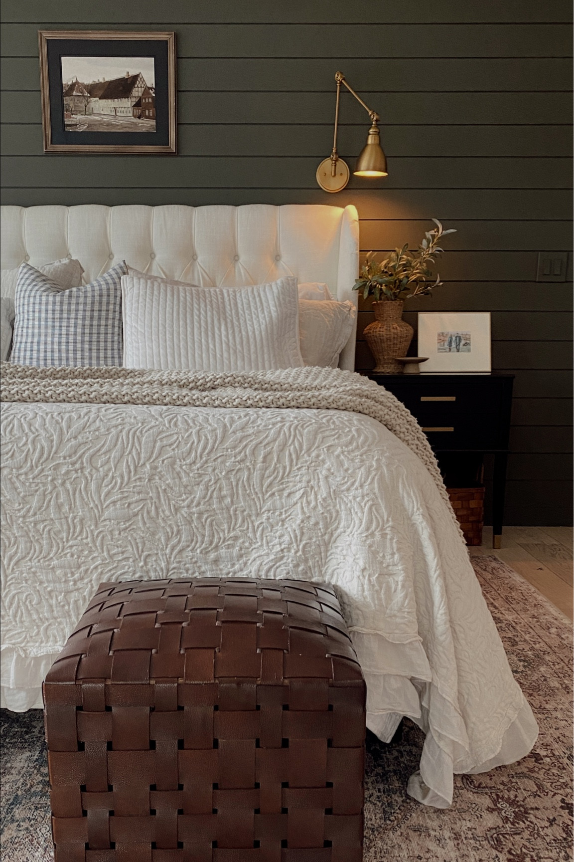 Bedding change up for winter. Our nightstands are almost 30% off! 

#LTKSeasonal #LTKsalealert #LTKhome