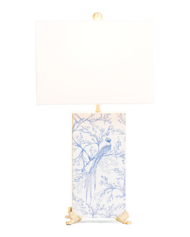 26in Botanical Metal Table Lamp | TJ Maxx