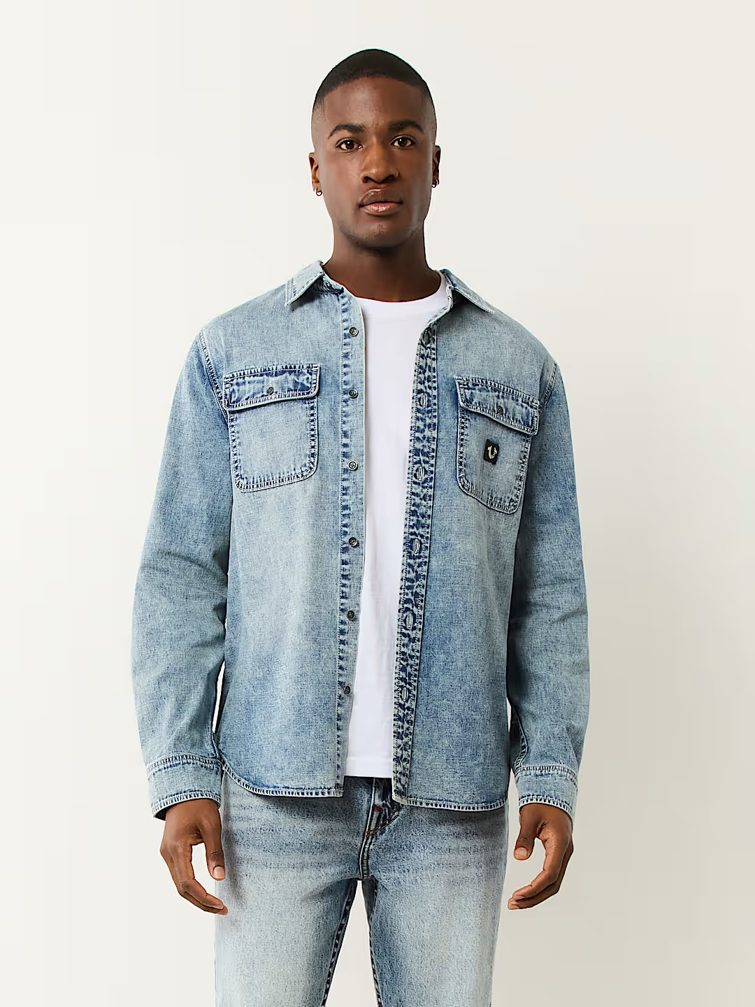 LONG SLEEVE DENIM WORKWEAR SHIRT | True Religion