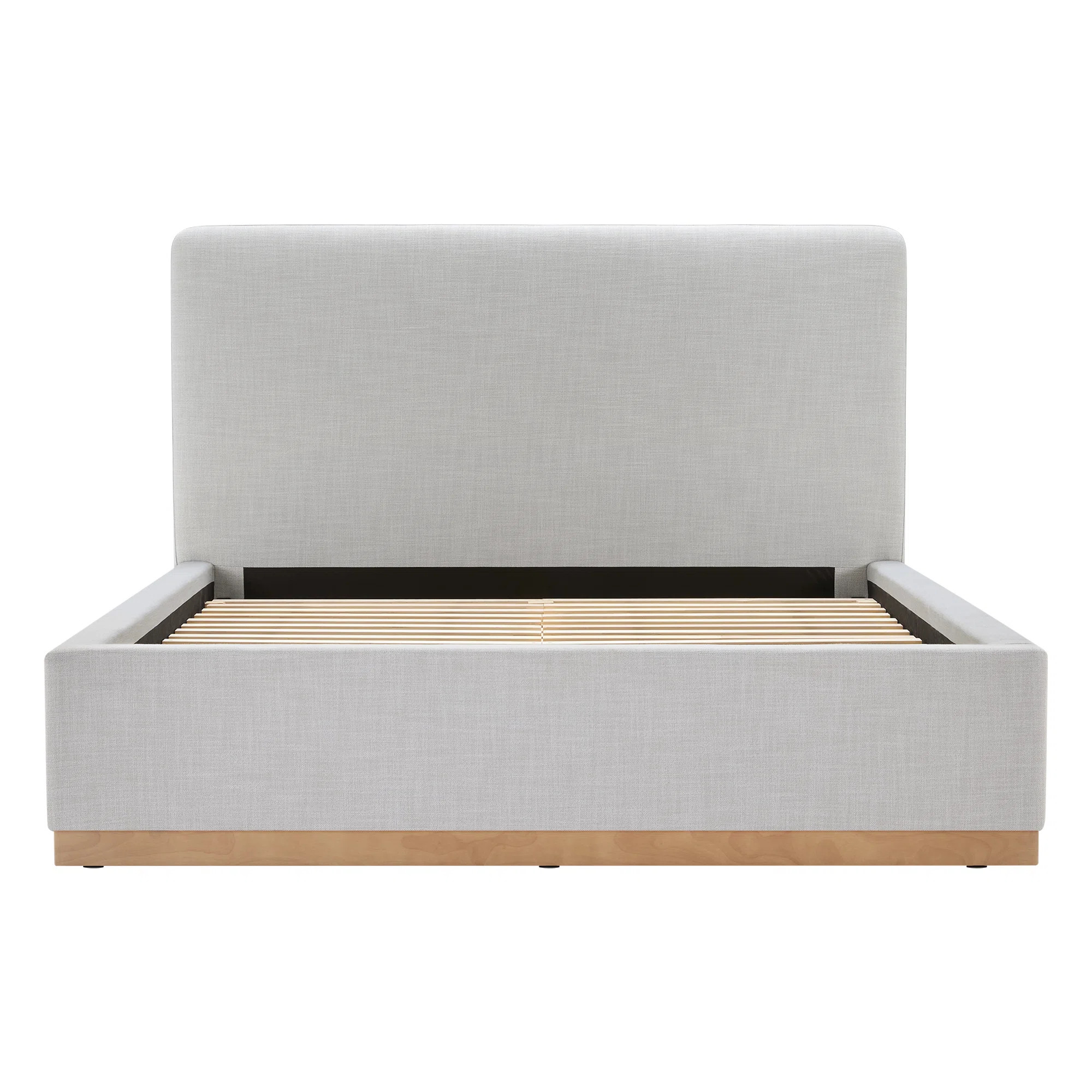 Delpha Grounded Upholstered Wood Base Bed | Wayfair North America