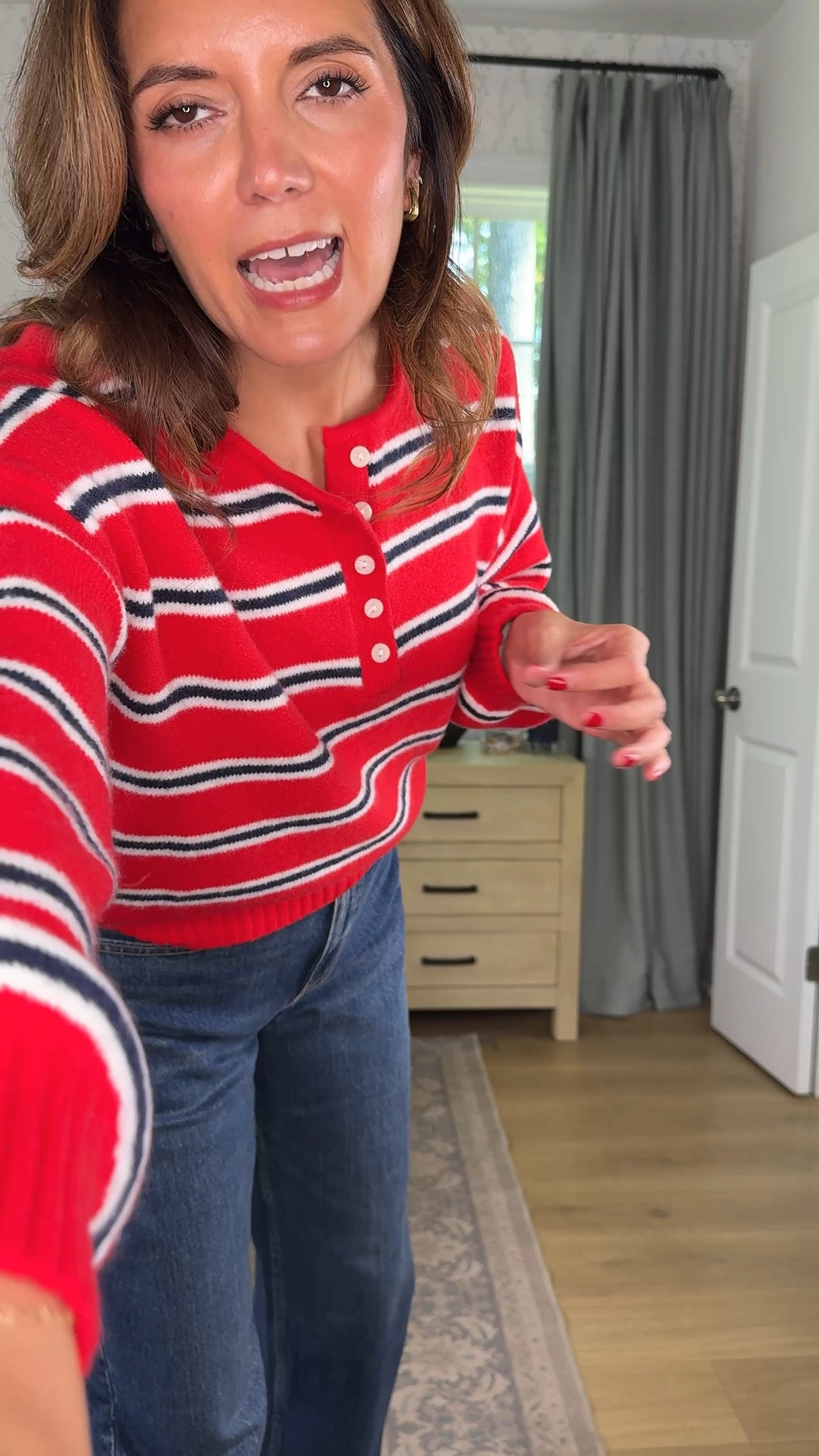 Abercrombie fall mom outfit 👌🏼
Small in striped Henley sweater, barrel jeans in a 27 tall

#LTKOver40 #LTKTall