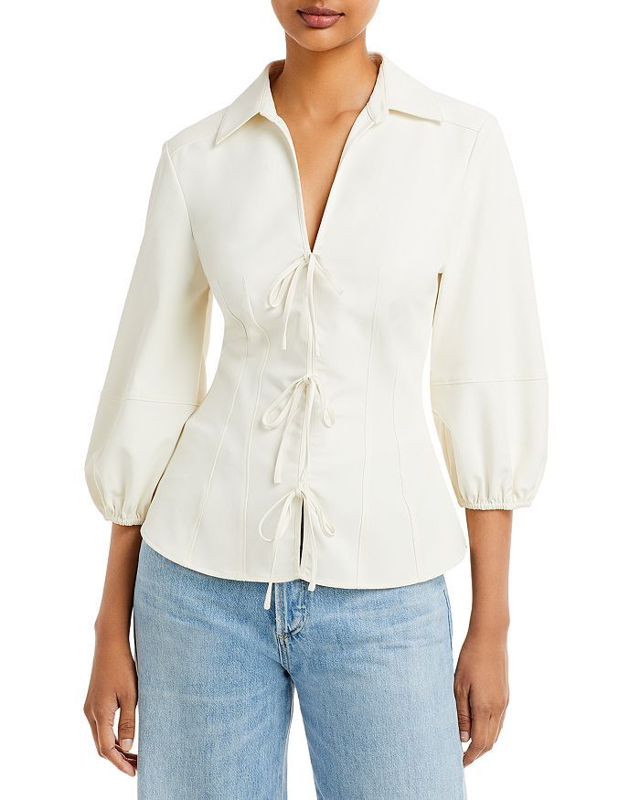 Brit Tie Front Shirt | Bloomingdale's (US)