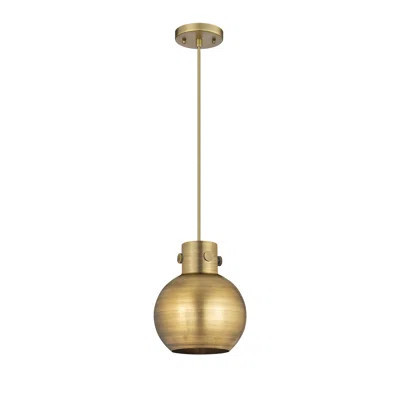 Newton Metal Sphere 1 Light Stem Hung Pendant | Wayfair North America