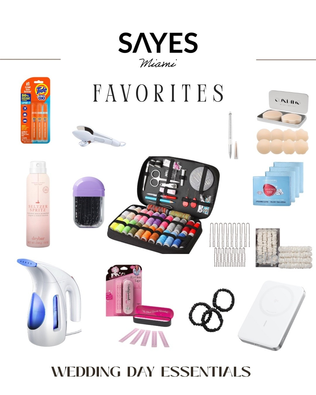 Bridal checklist ✔️
These are the little things that made a big difference on your special day. Find all our wedding day essentials now on LTK! #BridalTips #LTKWedding”