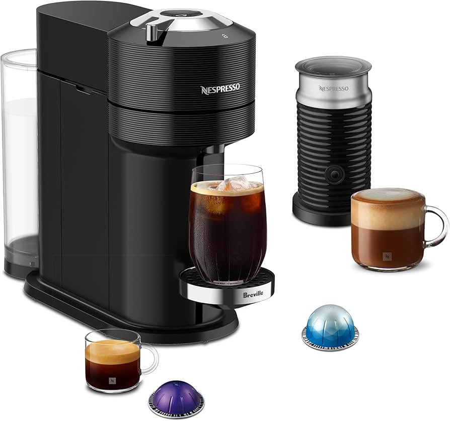 Nespresso Vertuo Next Premium Coffee and Espresso Maker by Breville with Aeroccino Milk Frother | Amazon (US)