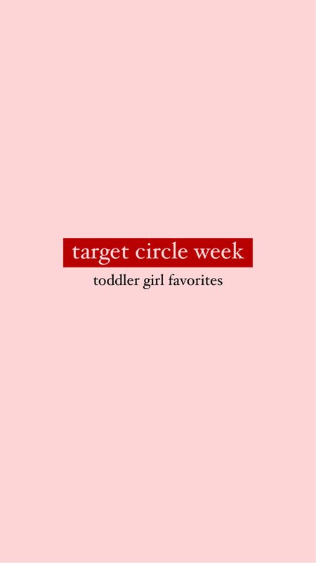 Target circle week!! Linking my toddler girl favorites here - lots of summer basics! // lots of colors and sizes available // all under $10!
