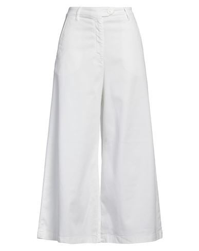 Love Moschino Woman Pants White Size 4 Cotton, Lyocell, Elastane | YOOX (US)