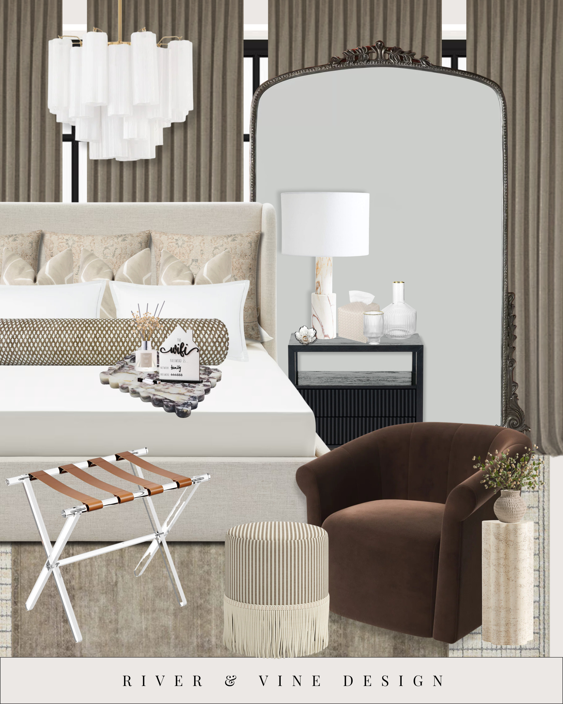 Small changes = big impact.

When I style a guest room, I focus on pieces that make the space feel thoughtful, not just furnished:

Soft lighting (a lamp with personality)

Nightstand styling (tray, frames, candle)

Accent seating (ottoman or bench)

One standout pillow to pull it all together

These are the kinds of upgrades your guests actually notice — and they make the room feel intentional without a full redesign.

Tap to shop the exact pieces. 

 #LTKHome