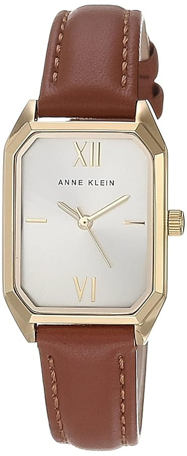 Anne Klein Women's Leather Strap Watch | Amazon (US)
