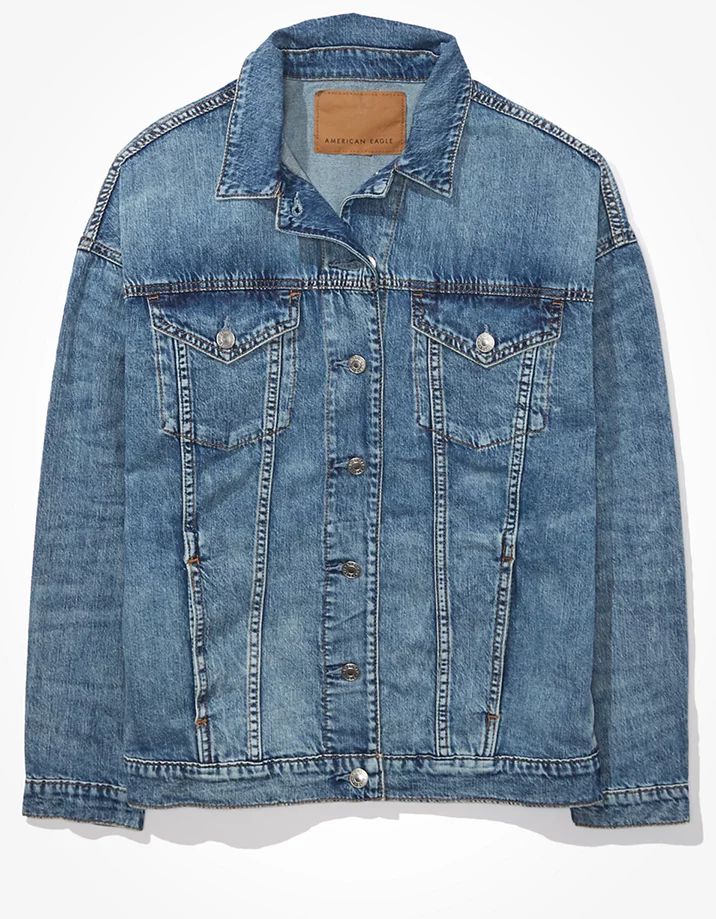 AE Boyfriend Denim Jacket | American Eagle Outfitters (US & CA)