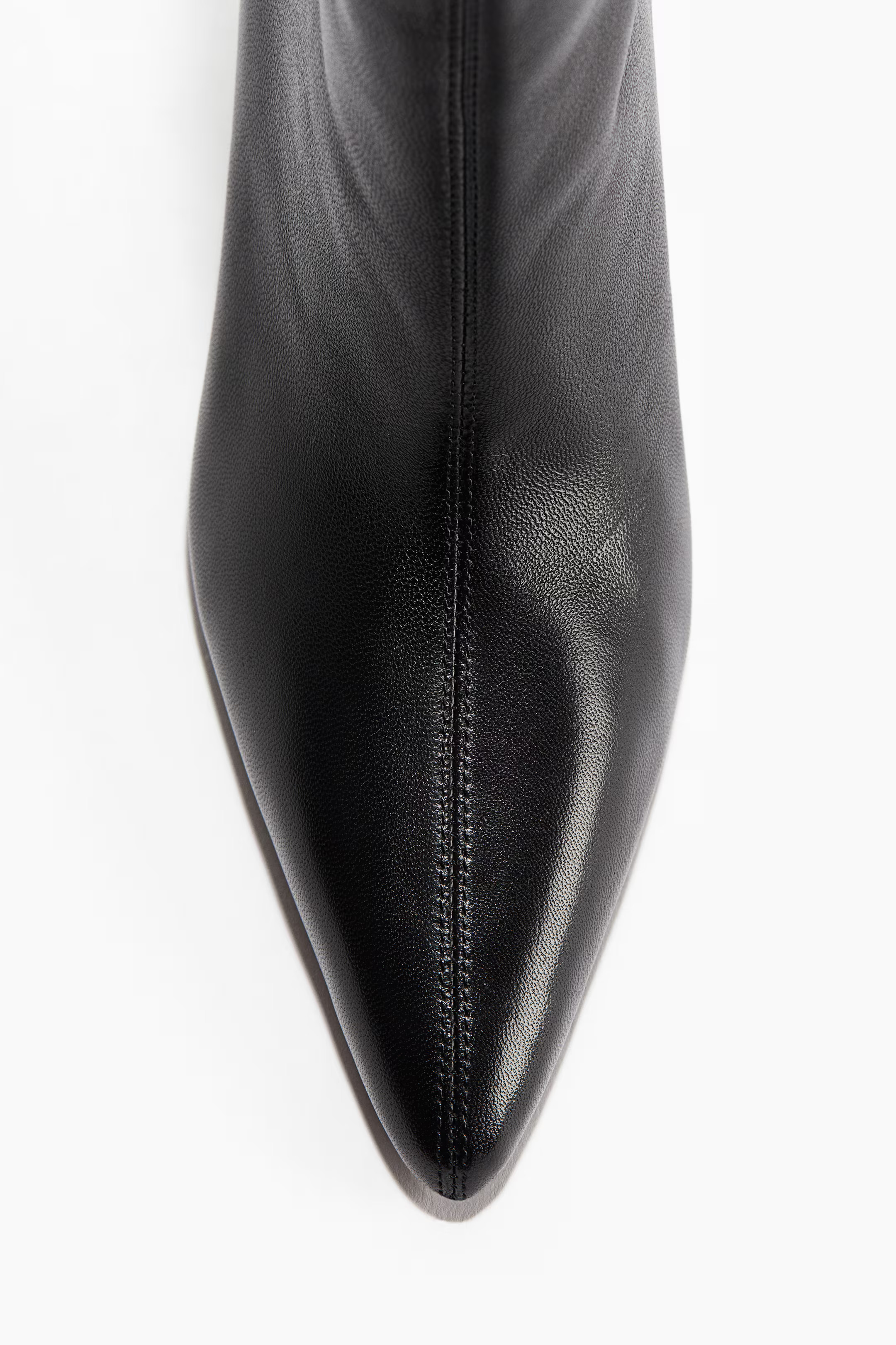 Leather ankle boots - Black - Ladies | H&M GB | H&M (UK, MY, IN, SG, PH, TW, HK)