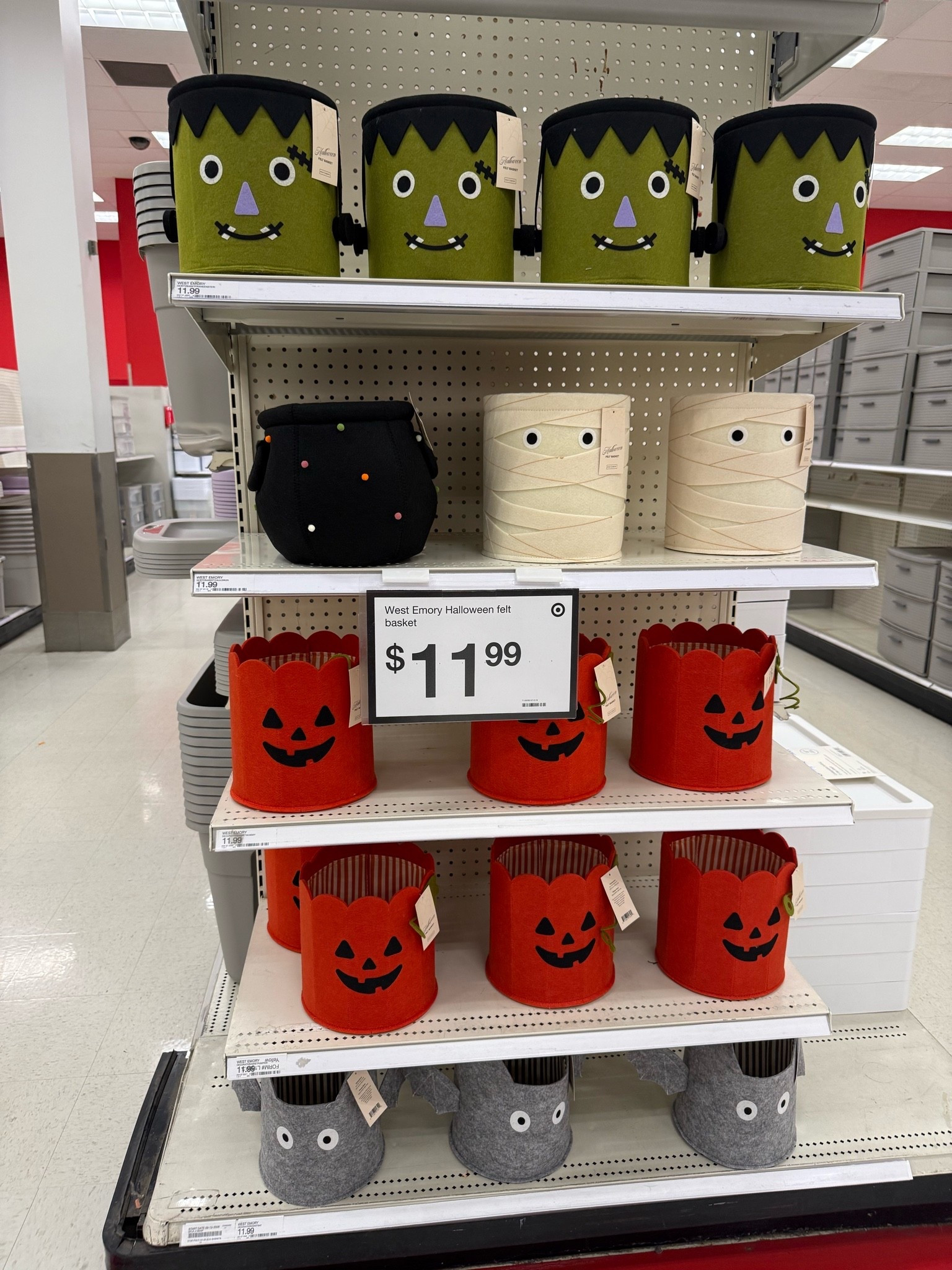 How cute are the Halloween baskets from @Target