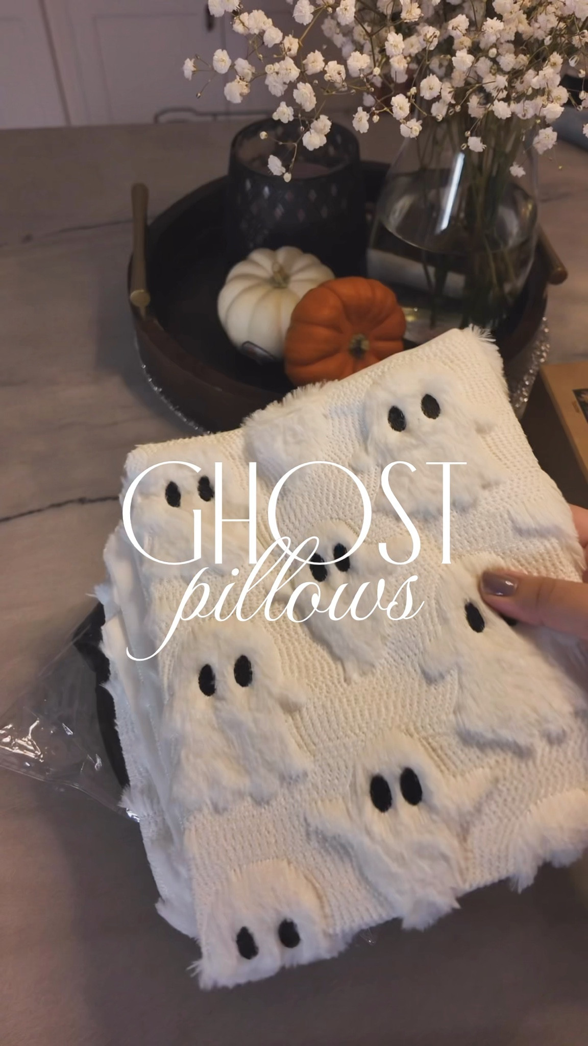 Okay but… how cute are these GHOST pillowcases?! 👻🖤
.
I found them on Amazon and had to grab them for my fall/Halloween decor 🍂. They’re affordable, easy to style, and honestly give the coziest spooky vibes.
.
📌 Save this reel so you don’t forget where to find them.
📲 Share it with your spooky season bestie so they can grab a set too. 
.
#halloweendecor #halloweendecoration #halloweenfinds #falldecor

#LTKSeasonal #LTKHome #LTKFindsUnder100