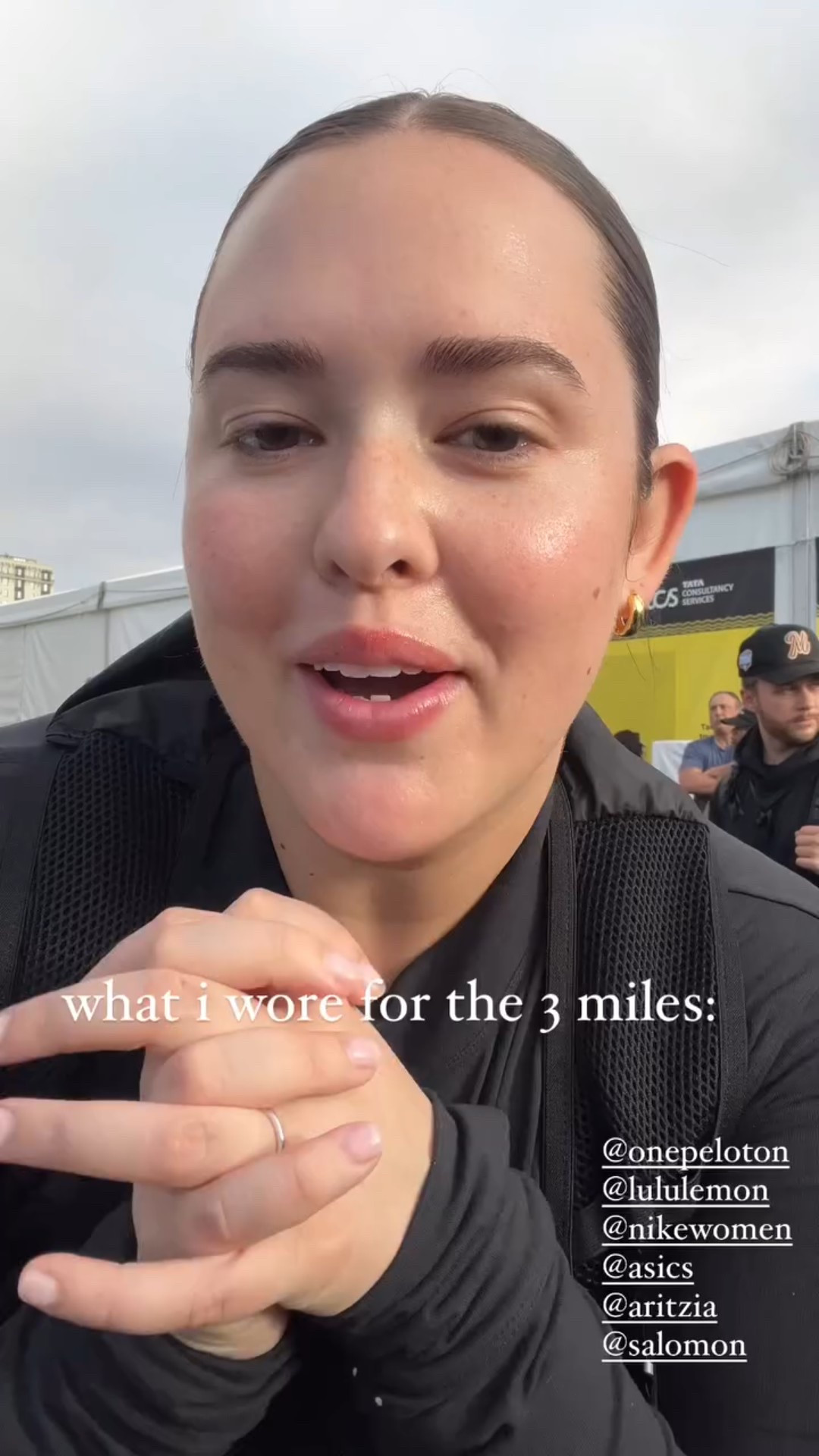 what i wore for the 3 miles:  @onepeloton 
@lululemon 
@nikewomen 
@asics 
@aritzia 
@salomon

#LTKStyleTip #LTKActive #LTKPlusSize