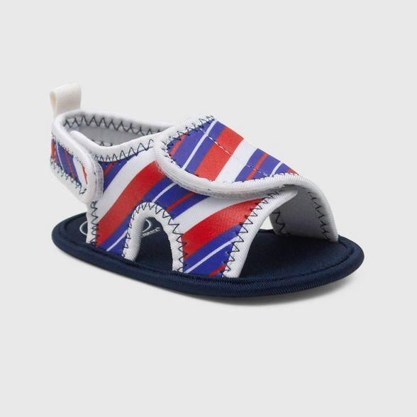 Ro+Me by Robeez Baby Boys' Striped Ankle Strap Sandals | Target