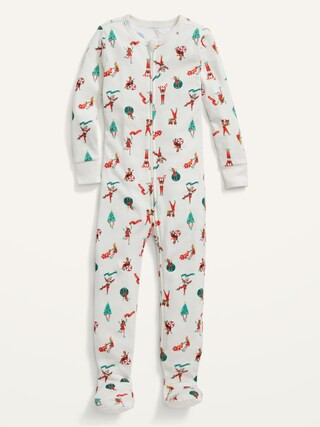 Unisex Matching Family Snug-Fit Footed Pajama One-Piece for Baby | Old Navy (CA)