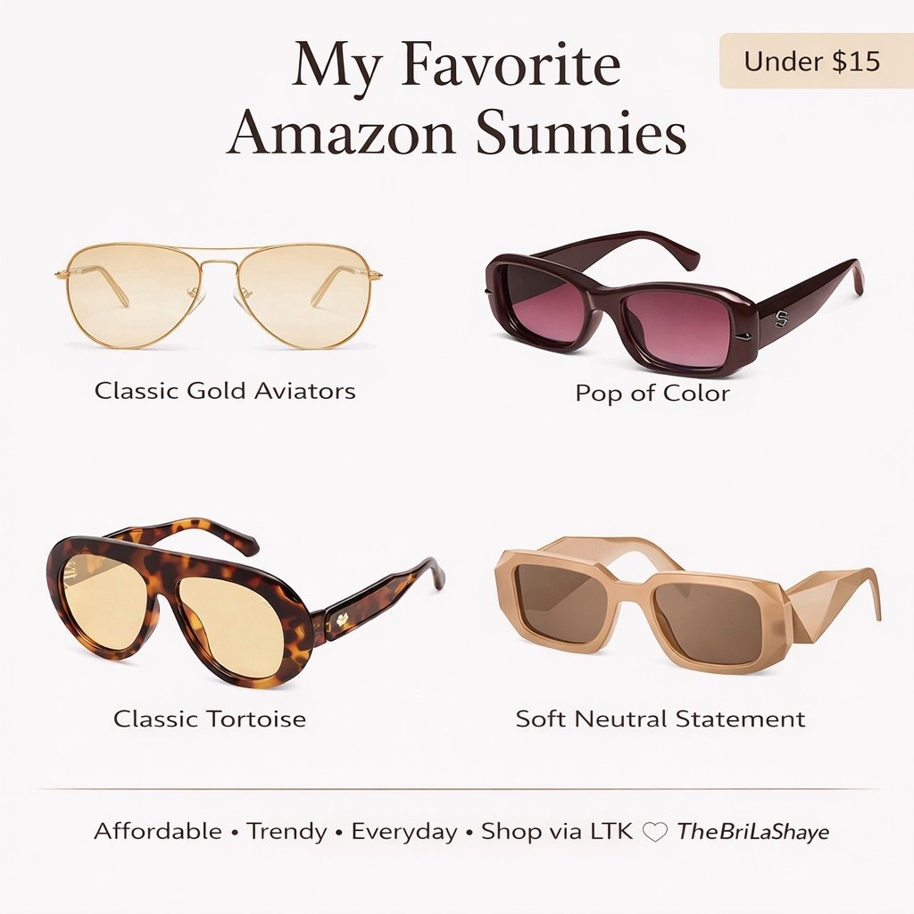 You can never have too many sunglasses! Especially if they are trendy and affordable  😎  

#LTKFindsUnder50 #LTKSaleAlert