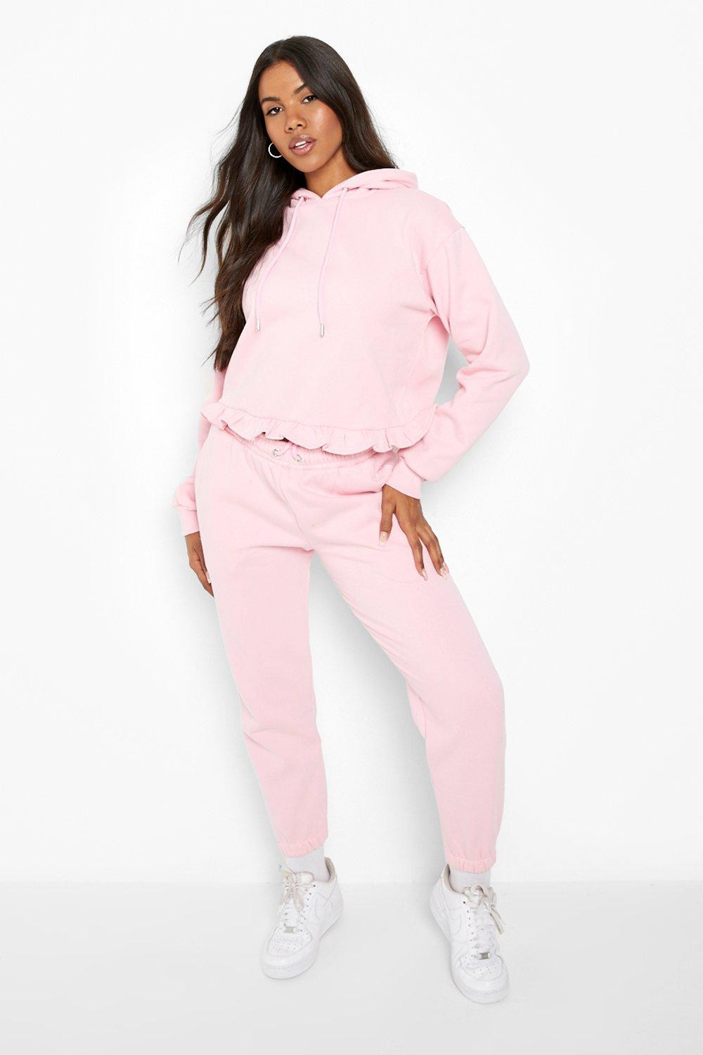 Peplum Hem Hooded Tracksuit | Boohoo.com (UK & IE)