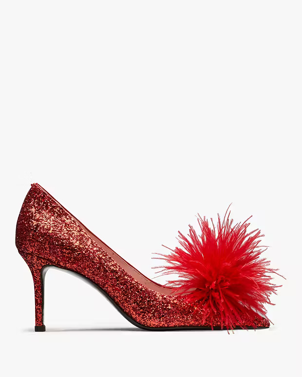 Marabou Pumps | Kate Spade Outlet