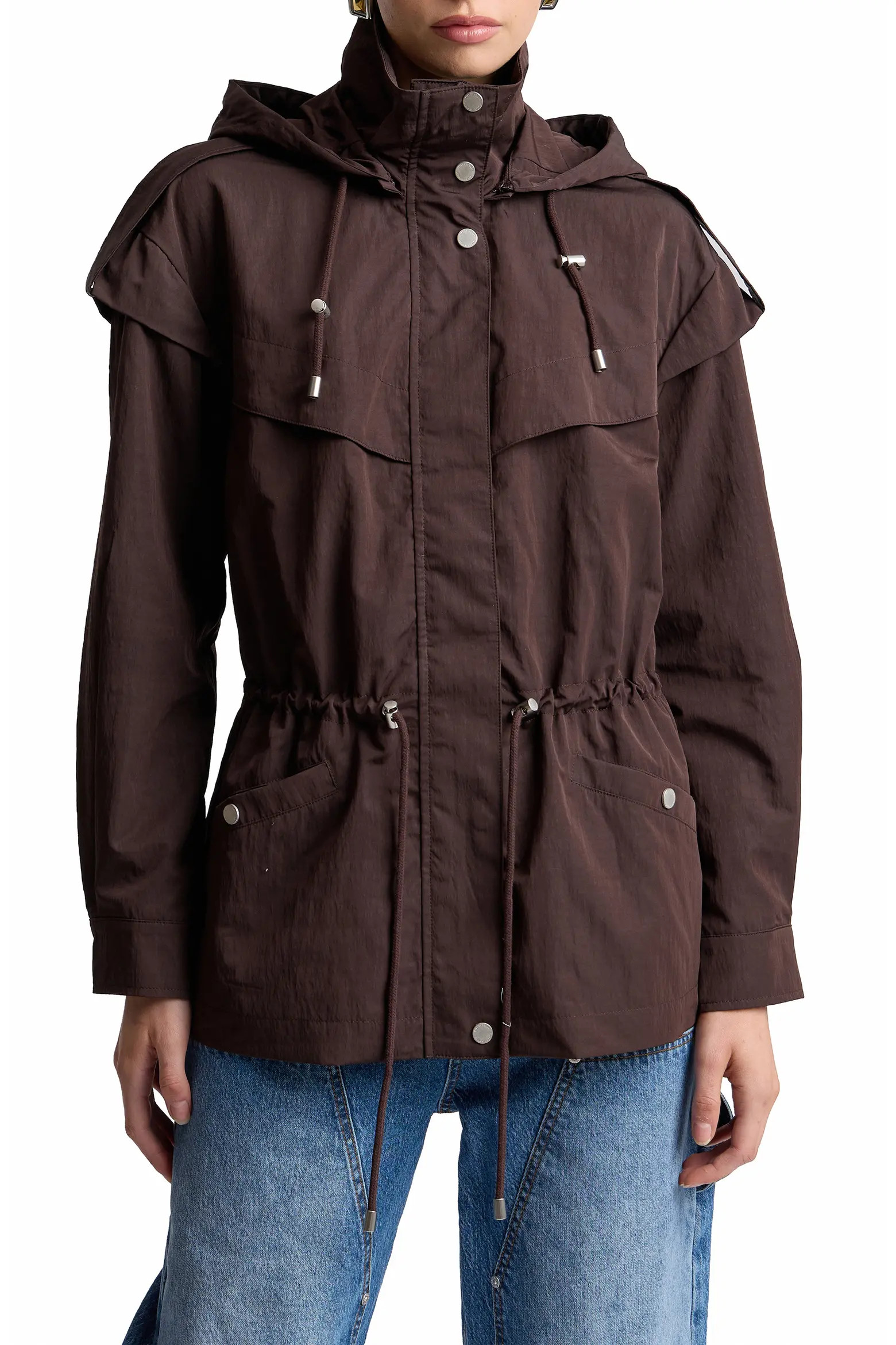Hooded Drawstring Waist Jacket (Women) | Nordstrom | Nordstrom
