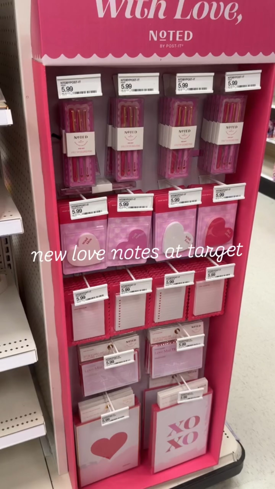 New @notedbypostit Valentine’scollection at Target! Perfect addition to a gift basket or on their own! Follow + comment “SHOP” for a link! ✨ & if you love Holiday finds and gift ideas, follow along for more!