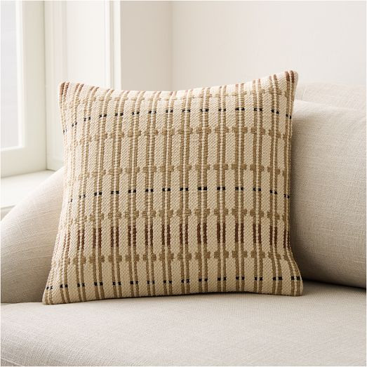 Linear Woven Pillow Cover | West Elm (US)