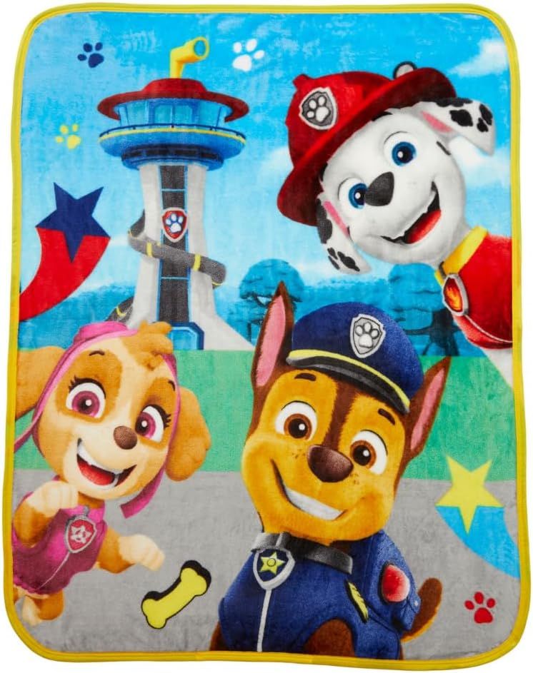 Franco Paw Patrol Kids Bedding Super Soft Silk Touch Throw, 40 in x 50 in, (Official Licensed Pro... | Amazon (US)