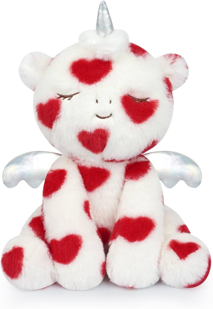 Unicorn Plush, 12inch Soft Unicorn Stuffed Animal with Love Heart for Valentines Day, Cute Stuffe... | Amazon (US)