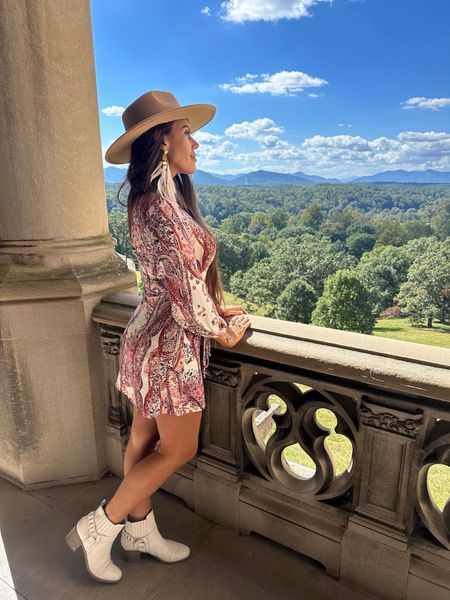 Such a comfortable and free flowing mini dress by Free People. I love the design. Goes perfect with the white leather boots by Sam Edelman. I’m wearing a size small in the dress. 

#LTKparties #LTKSeasonal #LTKtravel