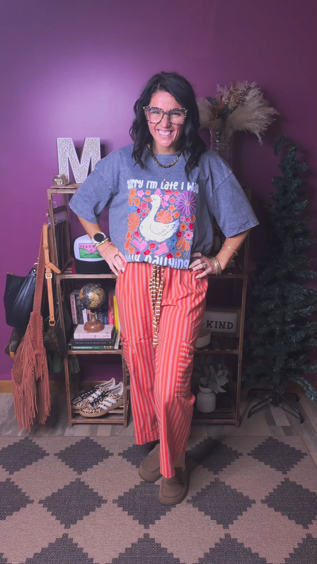 Sorry I was late… I was Dilly Dallying. 🦆😂And around here, that could quite literally be true. 🤷🏼‍♀️💛 Today’s comfy little OOTD!

#LTKootd #LTKOver40 #LTKmomlife