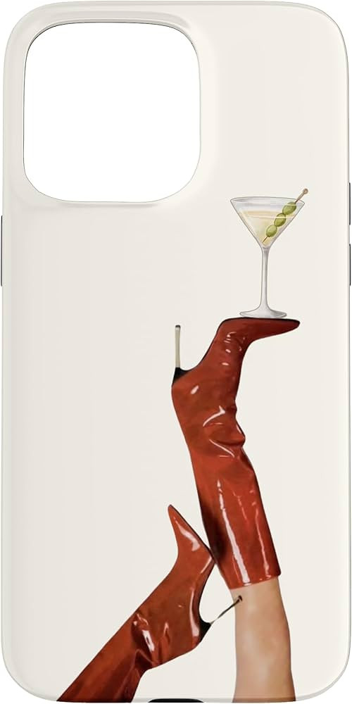 iPhone 15 Pro Max Aesthetic Coastal Cowgirl Boots And Cocktail Martini Case | Amazon (US)