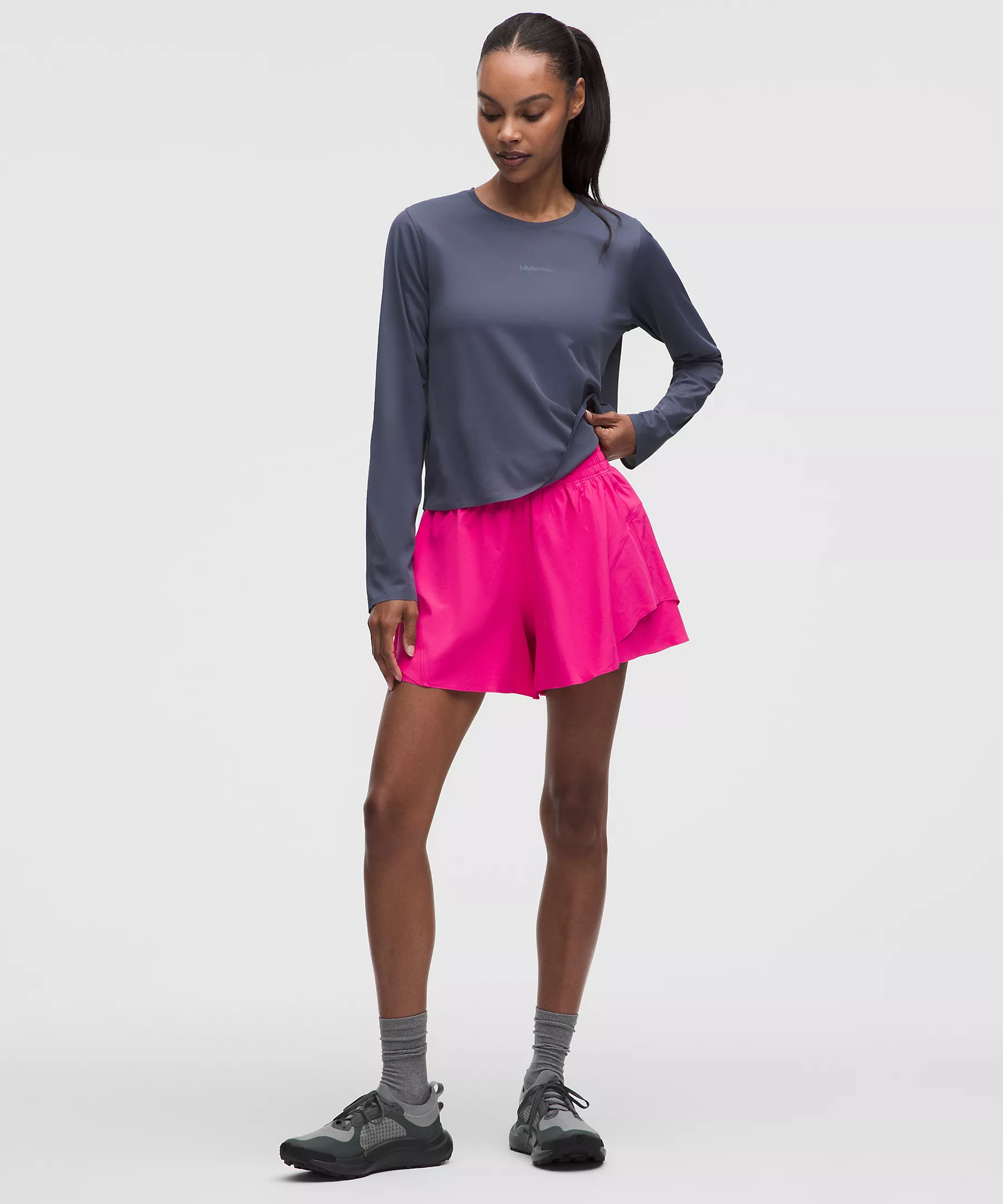 Shake It Out High-Rise Running Short 4" | Lululemon (US)
