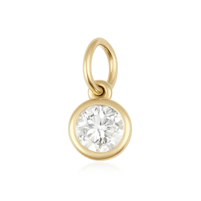Diamond Bezel Charm | Alev Jewelry