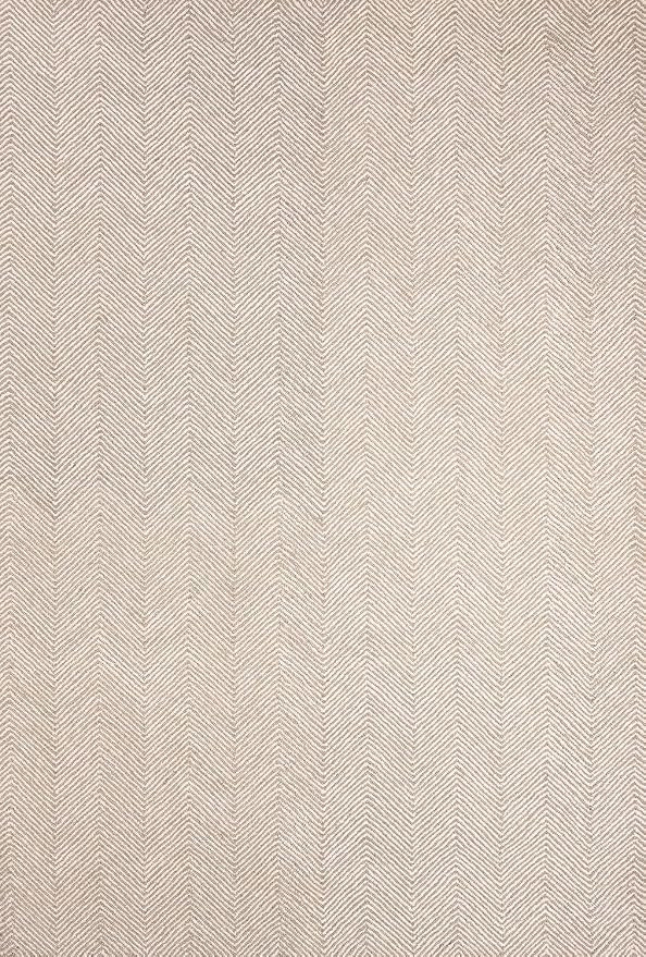Modern Herringbone Chevron Collection Handcrafted Wool Area Rug - Durable, Zigzag Pattern, for Hi... | Amazon (US)