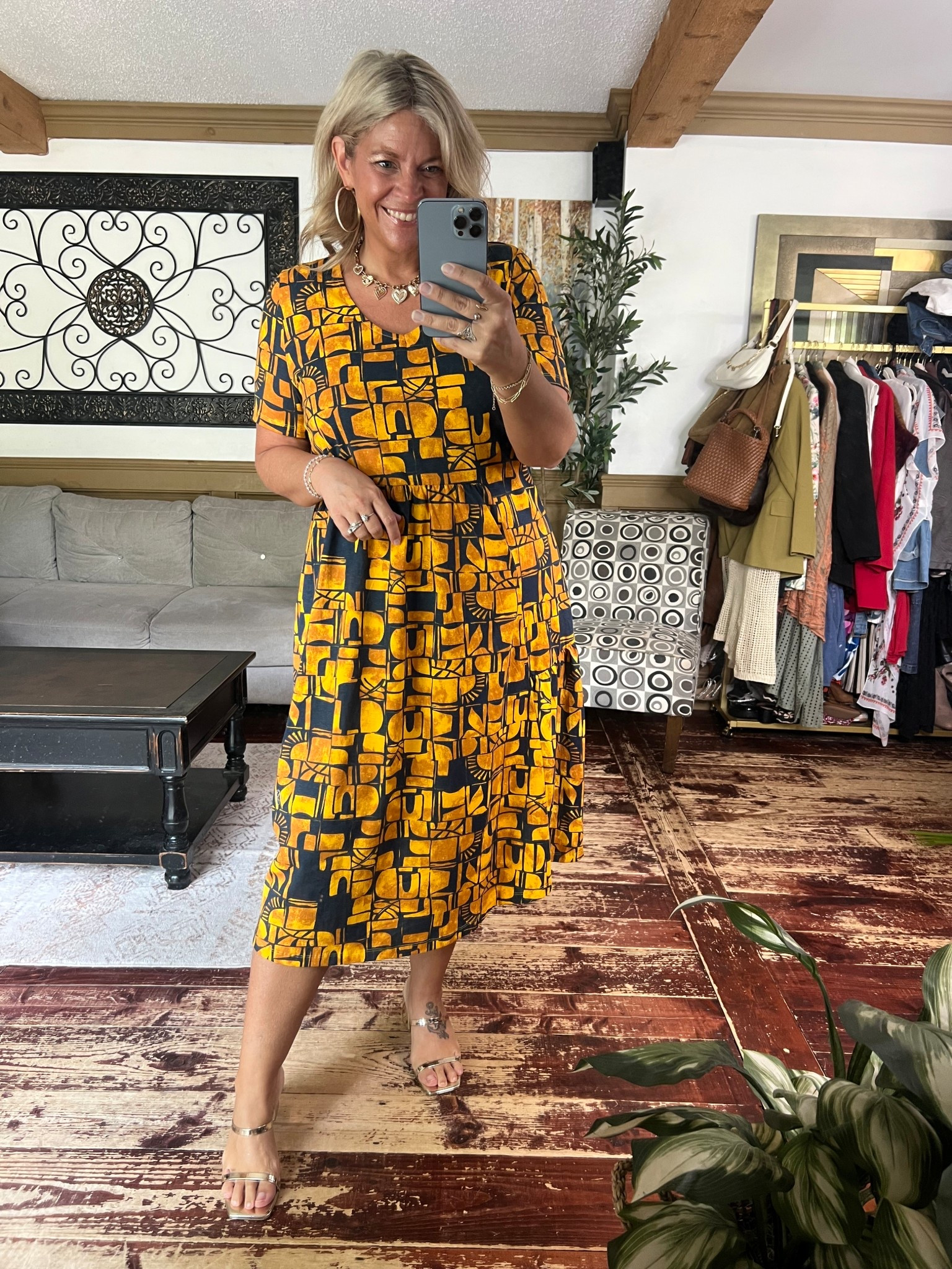 Ulla Popken midi dress size 12/14; summer OOTD- use code NICOLEULLA to save 35% 

#LTKMidsize #LTKFindsUnder50 #LTKPlusSize