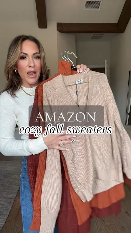 Fall amazon sweaters you didnt know you needed! 

wearing a small in all 3 

saved in amazon under september finds!

#amazonsweaters #amazonfashion #amazonfallfashion #cozysweaters #fallfashiontrends #fallfashion 

#LTKstyletip #LTKSeasonal #LTKover40