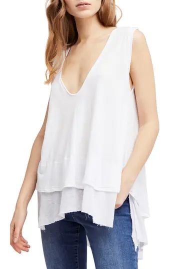 Women's Free People Peachy Tank, Size XX-Small - White | Nordstrom