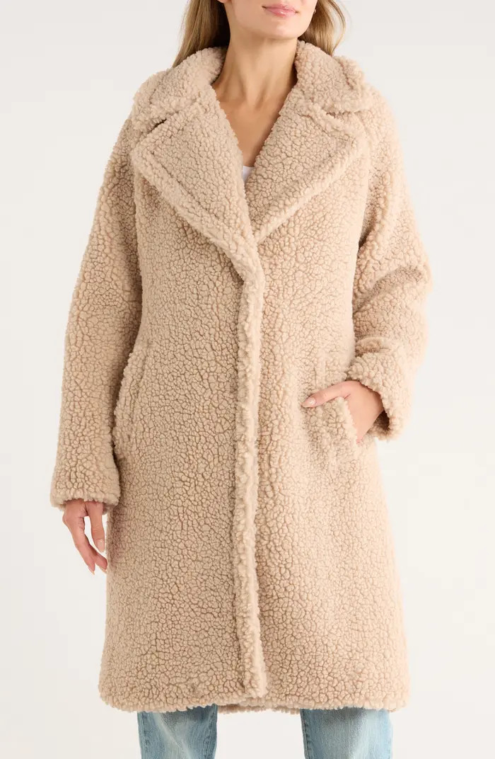 Lucky Brand Missy Faux Shearling Coat | Nordstromrack | Nordstrom Rack