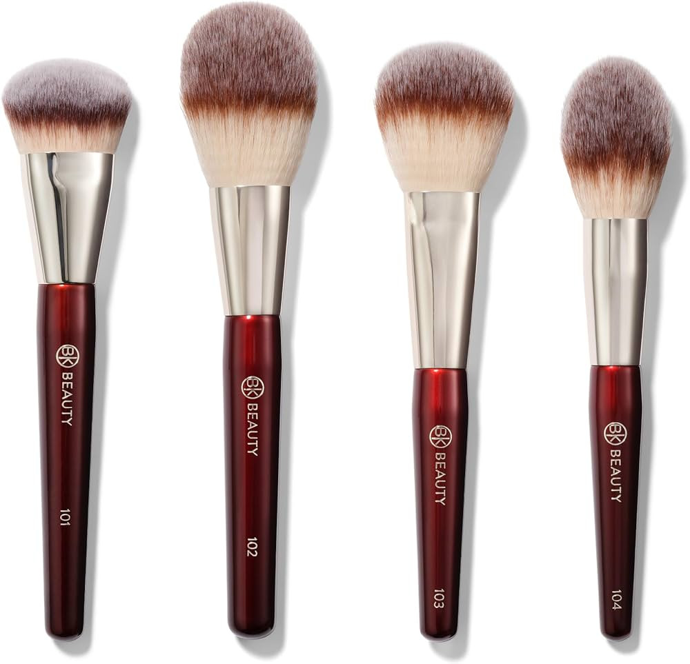 BK BEAUTY - ESSENTIALS FACE BRUSH SET (4PC) - Professional Makeup Brush Set for Liquid or Cream F... | Amazon (US)