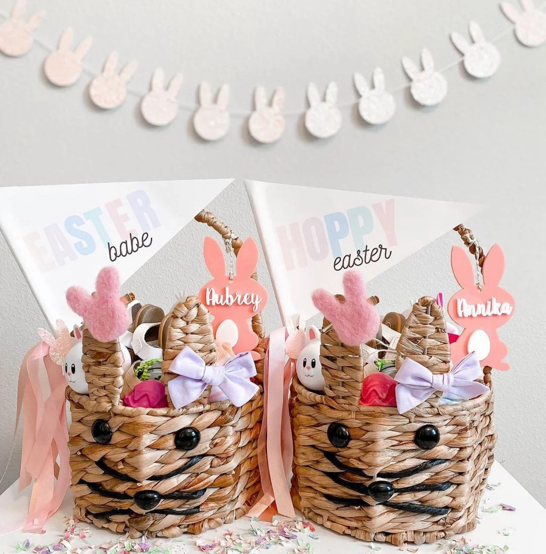 Hoppy Easter Pennant Flag | Etsy (US)