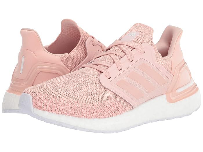 adidas Running Ultraboost 20 (Vapour Pink/Vapour Pink/Footwear White) Women's Running Shoes | Zappos