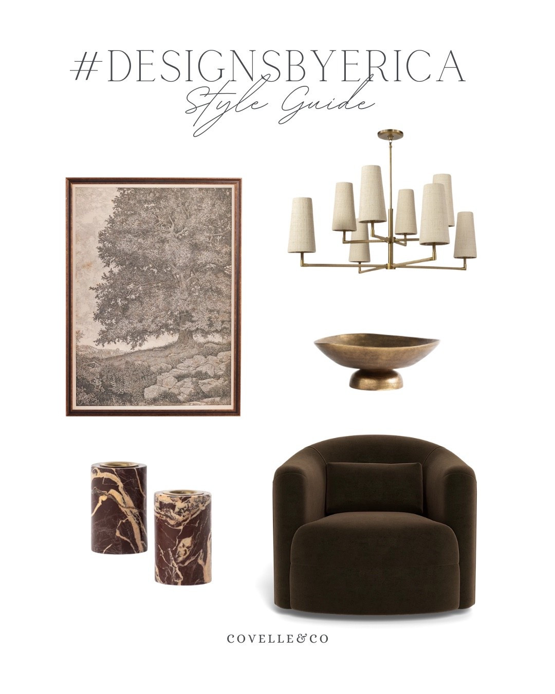 If a room feels good, people stay longer. This month’s #DesignsByErica Style Guide brings together rich browns and warm golds through furniture and décor chosen for their ability to ground a space and elevate it at the same time. In real estate, that feeling matters—and these are the pieces that create it.

#LTKSaleAlert #LTKHome #LTKSeasonal