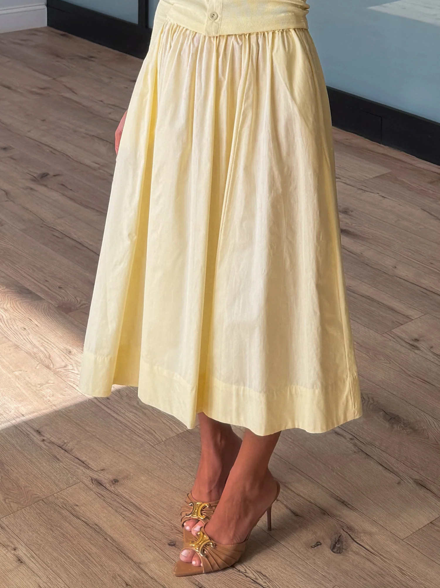 Meant To Be Cotton Skirt | Daffodil | Shop Talulah