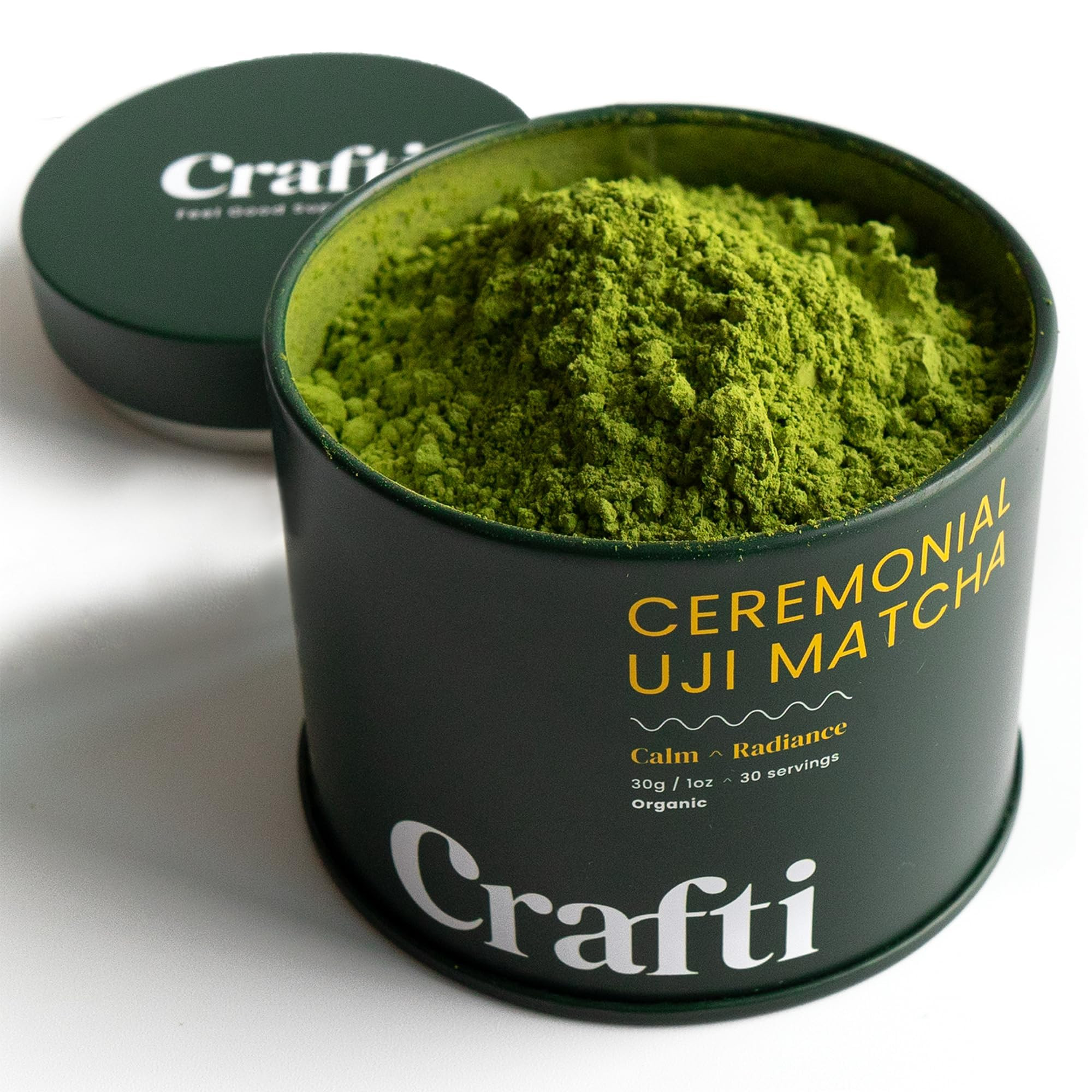 Crafti Ceremonial Grade Matcha Powder (Organic) - Unsweetened Authentic Japanese Daily Matcha Gre... | Amazon (US)