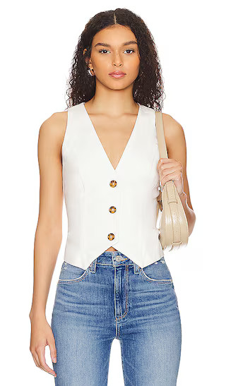Asa Vest in Ivory | Revolve Clothing (Global)