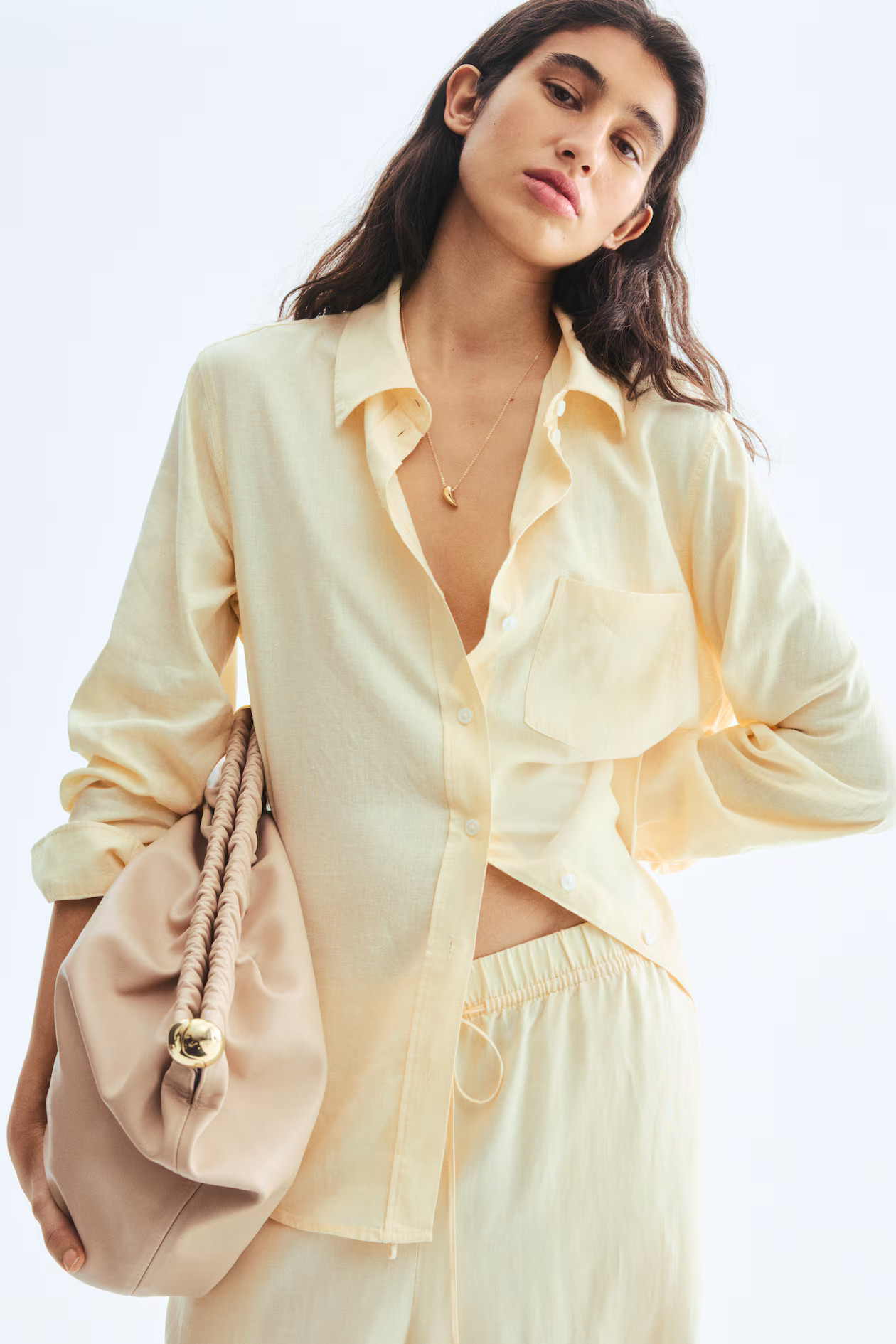 Linen-Blend Shirt | H&M (US + CA)